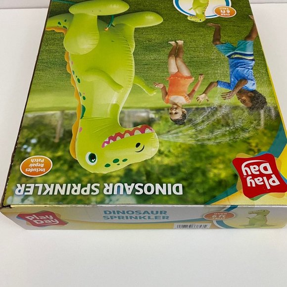 Play Day Inflatable Dinosaur Sprinkler Water Fun Toy - Picture 9 of 9